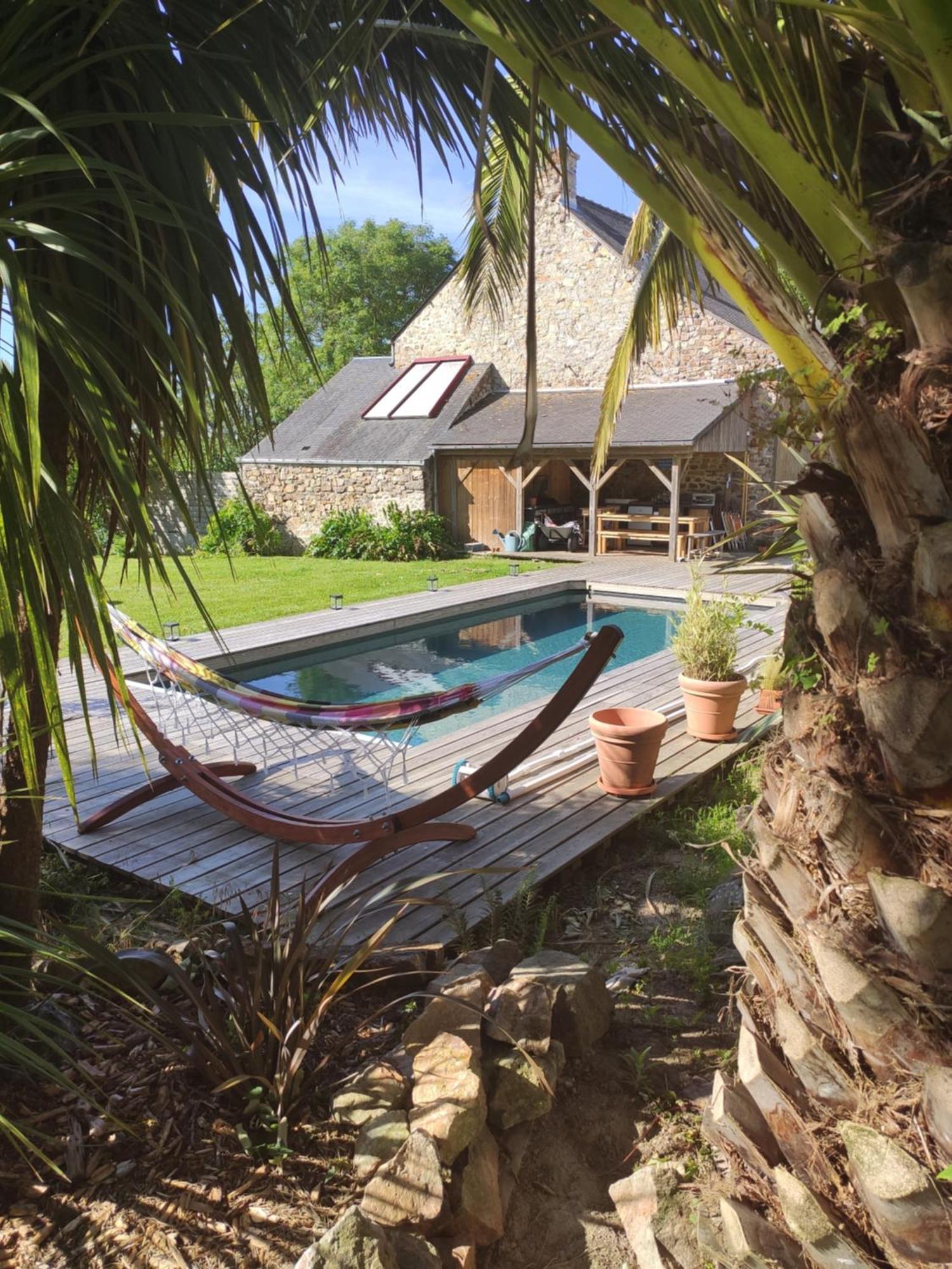 La Petite Hautiere Maison 2 Personnes Plouer Sur Rance Avec Piscine Lägenhet Exteriör bild